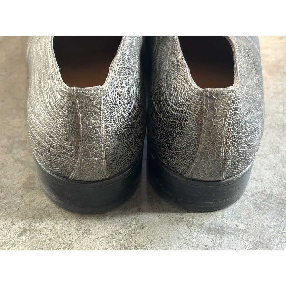 Moreschi Ostrich Leather Loafers Made In Italy Men's Size 13 - Picture 10 of 16